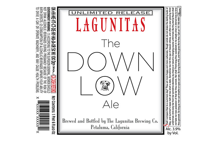 The Down Low Ale 22oz