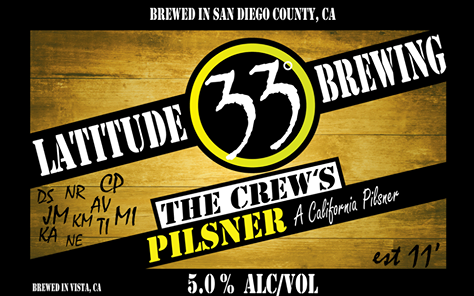 The Crews Pilsner 22oz