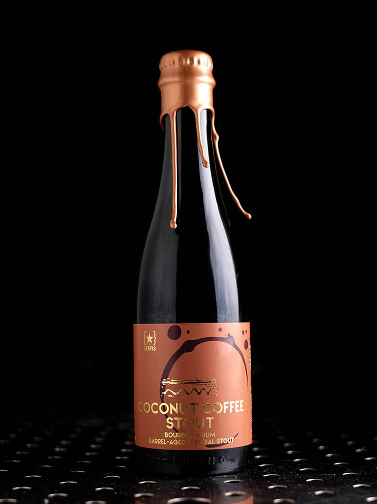 Lervig | Coconut Coffee by Rackhouse | Imperial Stout Coco Café Rhum Bourbon BA | 12,8%