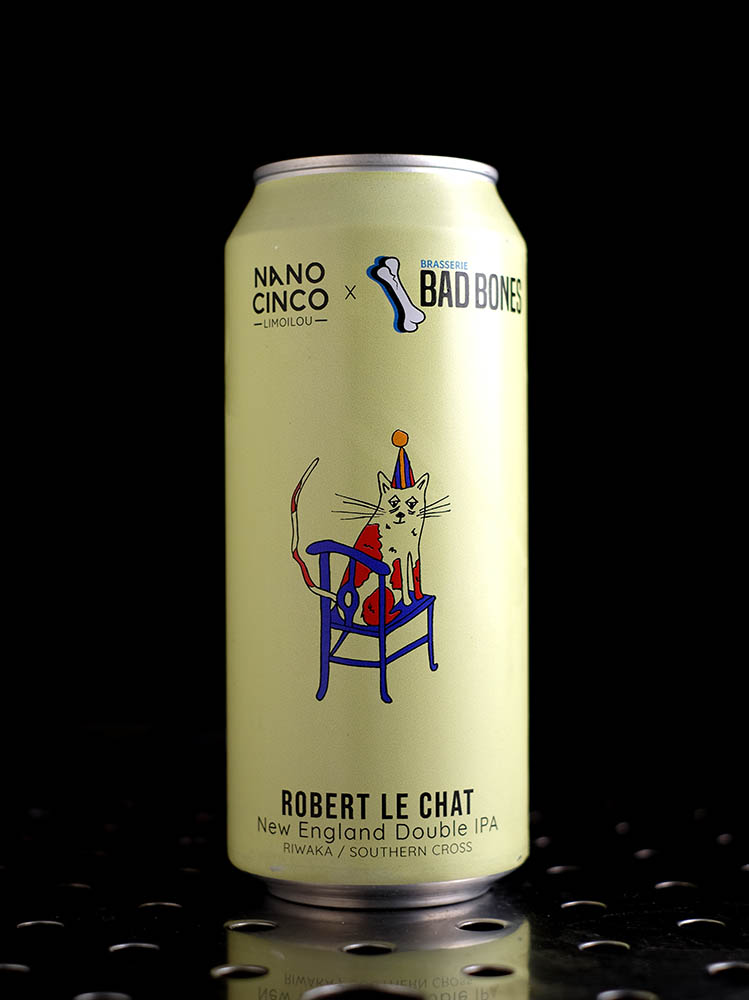 Nano Cinco x Bad Bones | Robert Le Chat | Double NEIPA | 8,5%