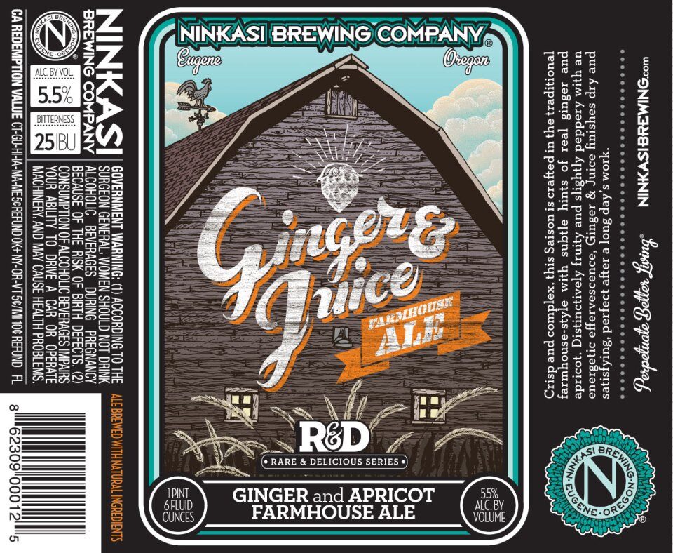 Ginger & Juice Farmhouse Ale 22oz