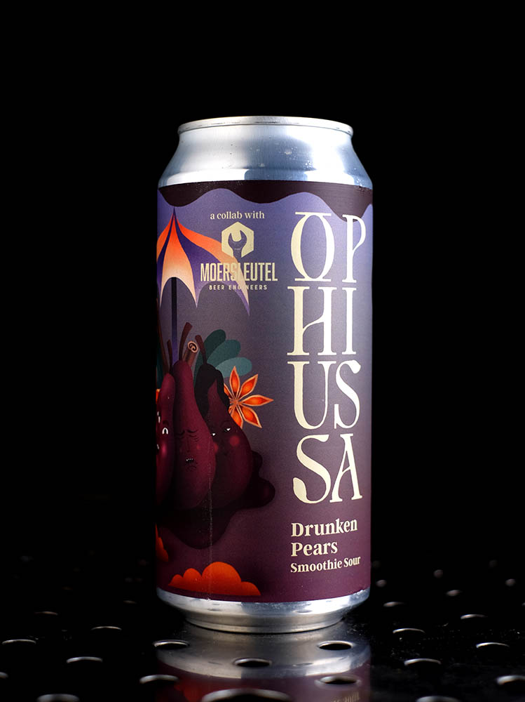 Ophiussa x Moersleutel | Drunken Pears | Smoothie Sour Poire Vin Rouge Cannelle Anis Étoilée | 5%