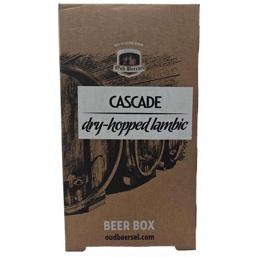 Oud Beersel Cascade Dry-Hopped Lambic Beer Box