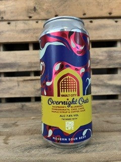 Vault City Overnight Oats Raspberry, Blueberry, Pomegranate, Chocolate chips Maple Syrup & Coffe 7,6%