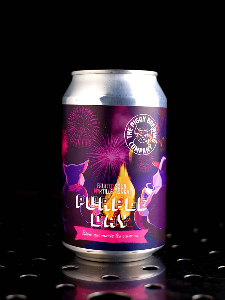 Piggy Brewing | Purple Day | Fruited Sour Myrtille Tonka | 4,4%