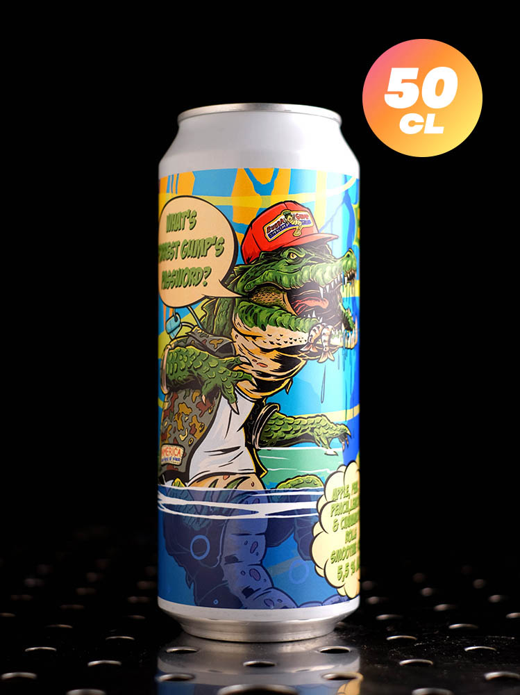 Pulfer | Smoothiesh: What’s Forrest Gump’s Password? | Smoothie Sour Pomme Poire Pêche Citron Cinnamon Roll | 5,5%