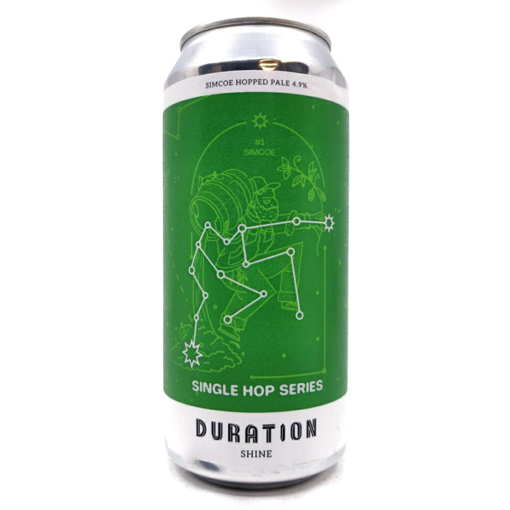 Duration Shine Simcoe Hopped Pale Ale 4.9%