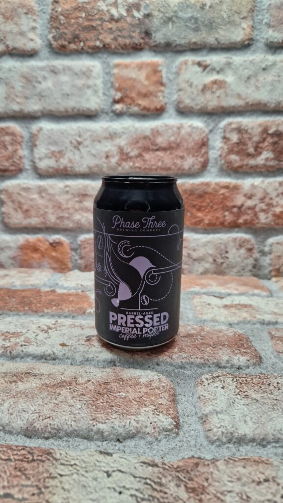 Pressed Maple Barrel Aged IMP Porter With Coffee And Maple