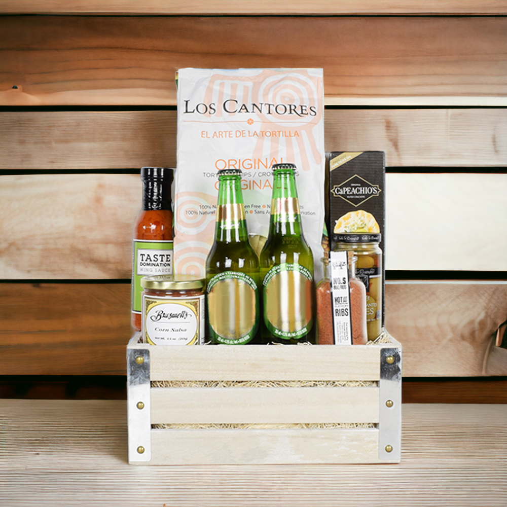 Saucy & Fun Cinco De Mayo Beer Basket