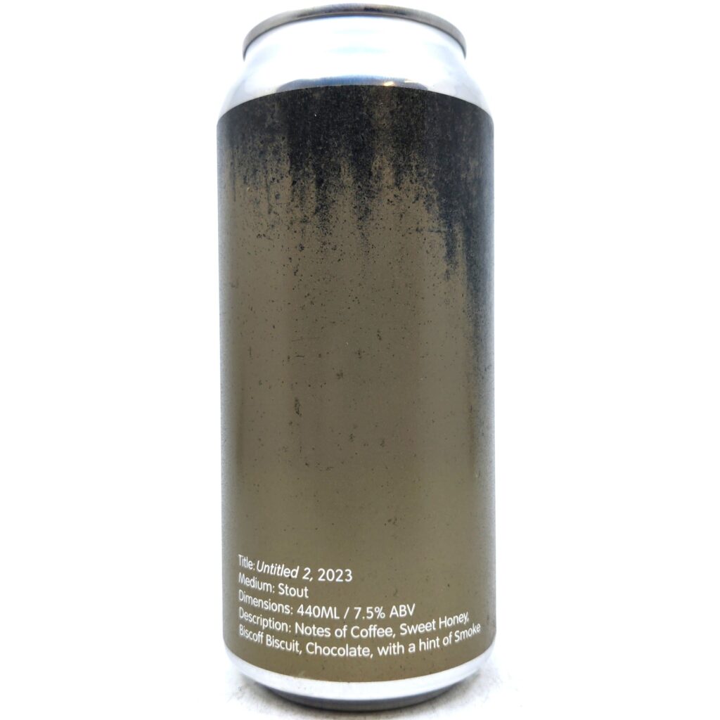 x TATE Untitled 2 Chocolate & Smoked Salt Stout 7.5%