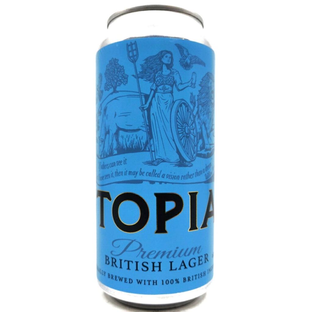 Utopian Premium British Lager 4.7%
