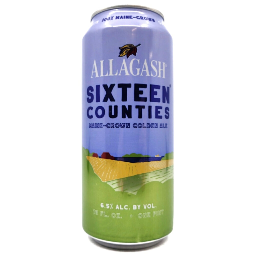 Sixteen Counties Maine-Grown Golden Ale 6.5%