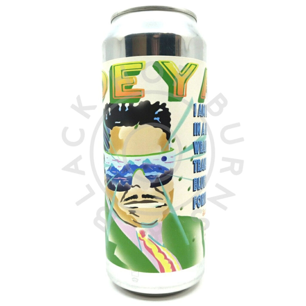 I Am Locked Away In A High-Tech Wraparound Translucent, Blue Tinted Fortress Sour IPA 6%