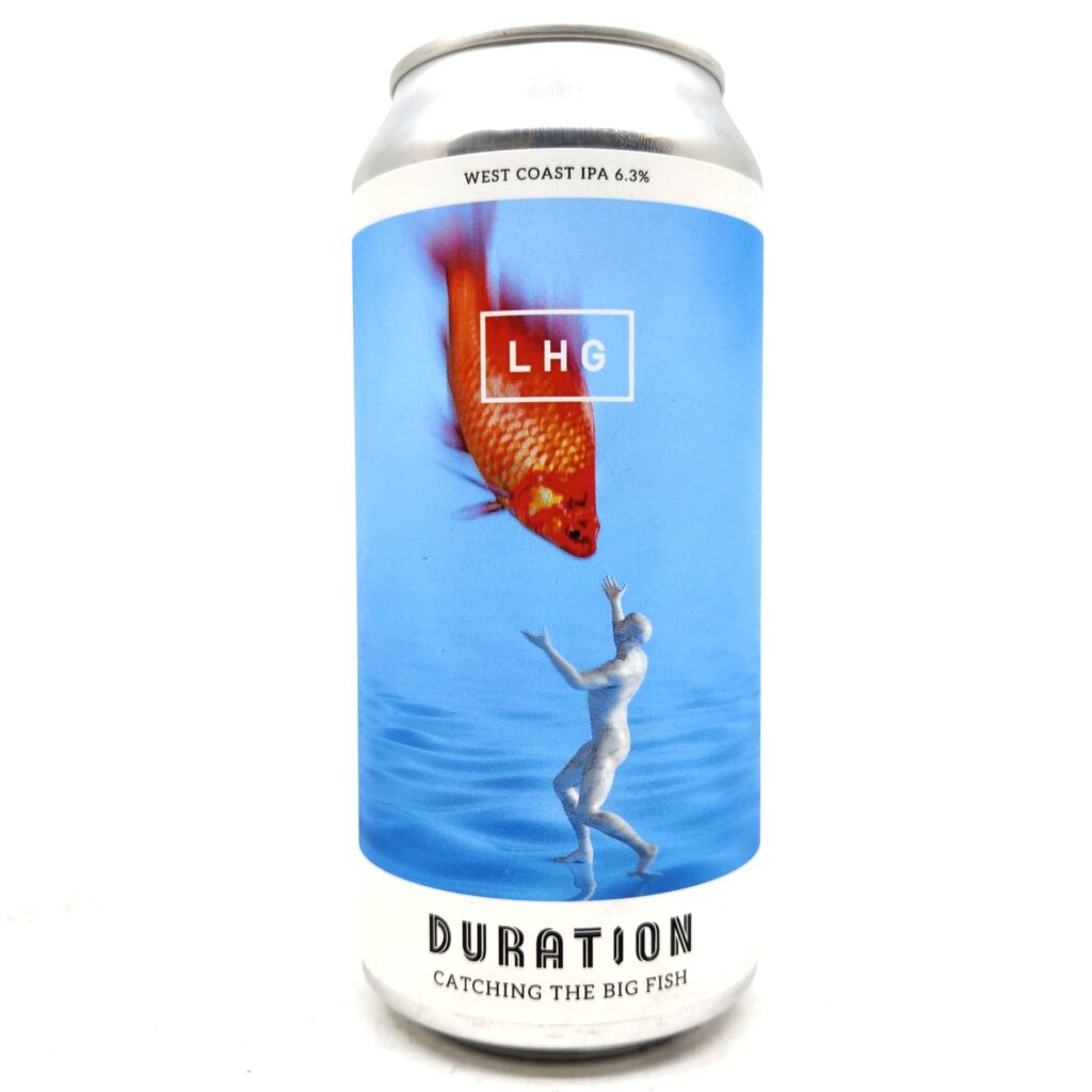 Duration x Left Handed Giant Catching the Big Fish West Coast IPA 6.3%