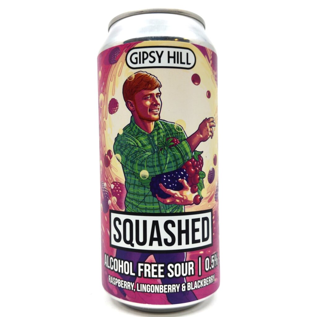 Squashed Raspberry, Lingonberry & Blackberry Alcohol Free Sour 0.5%