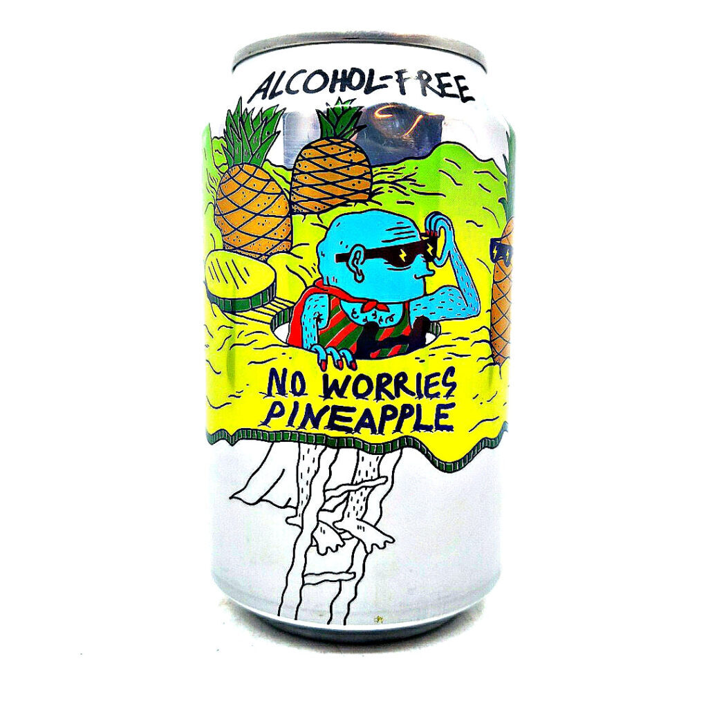 No Worries Pineapple Alcohol-Free Pale Ale 0.5%