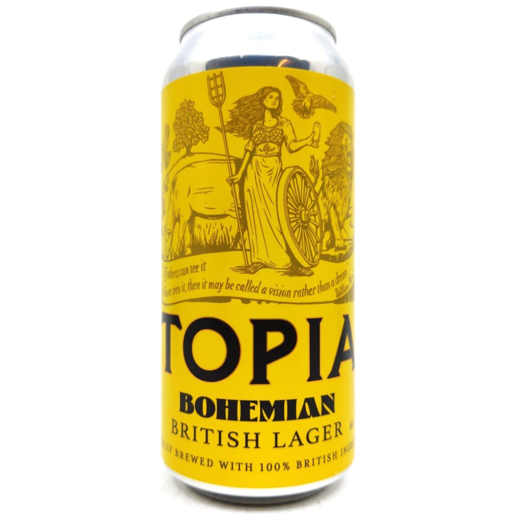 Utopian Bohemian British Lager 4.2%