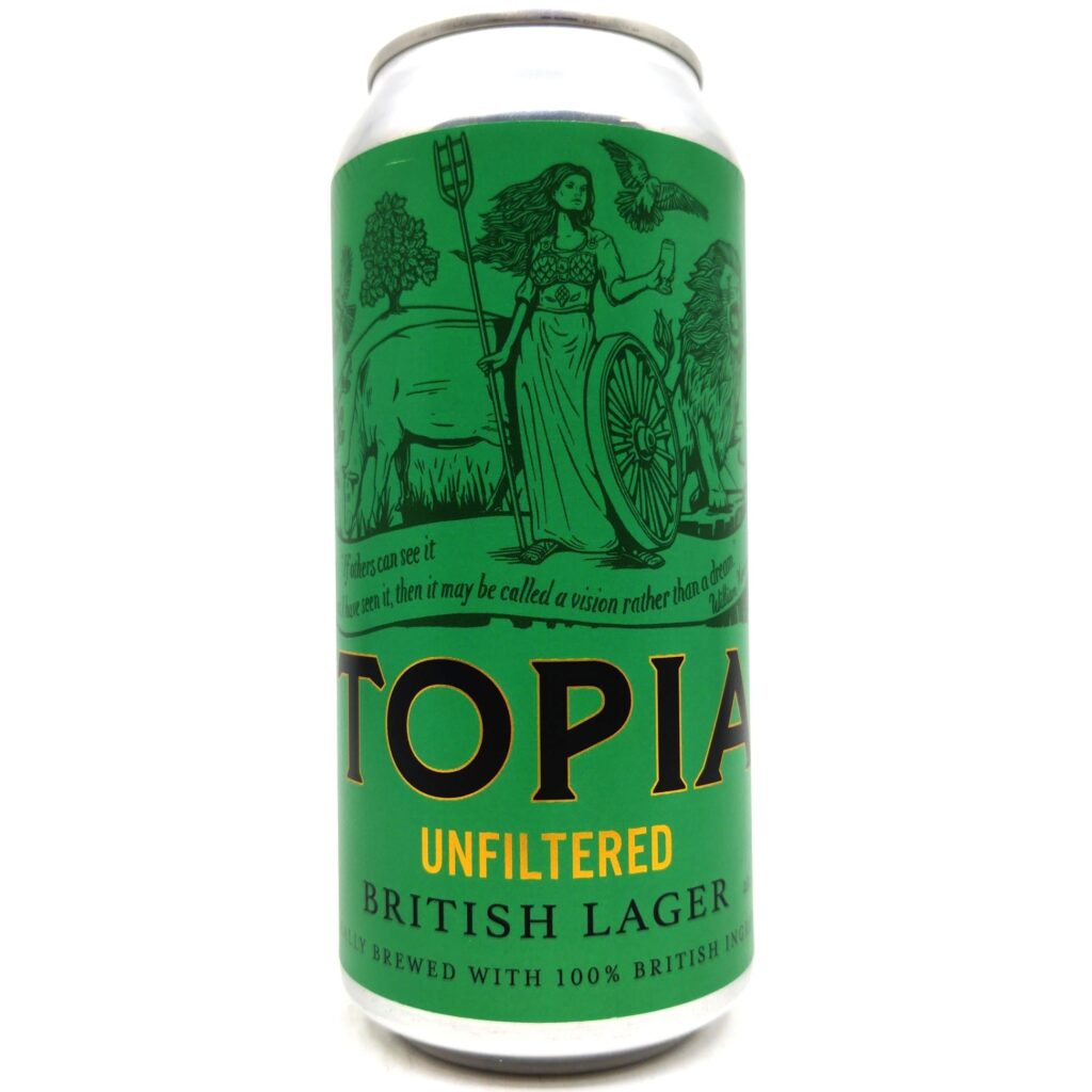 Utopian Unfiltered British Lager 4.7%