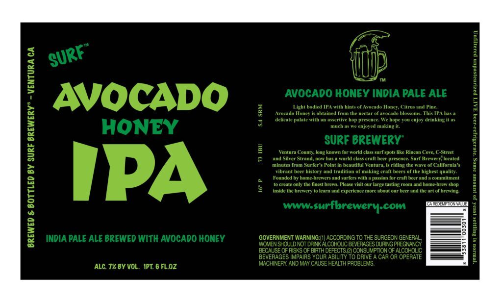 Avocado Honey IPA 22oz