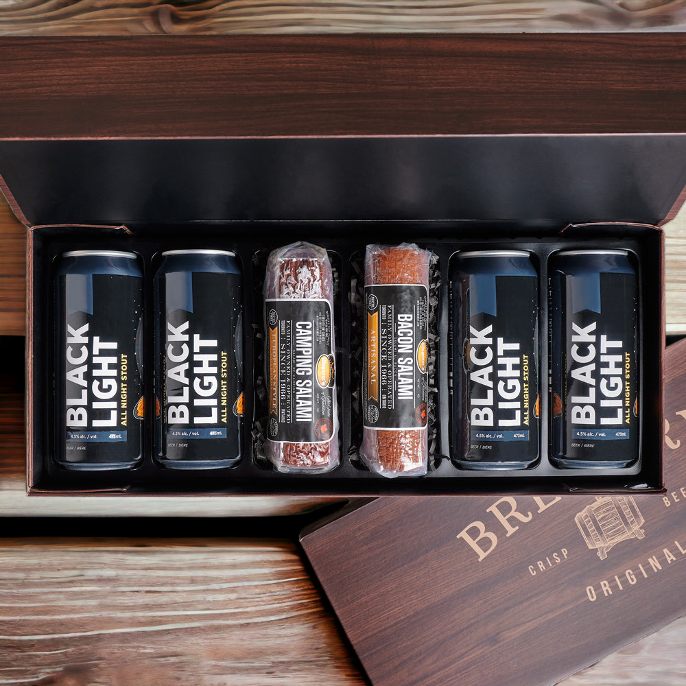 The True Gourmand's Beer & Salami Gift