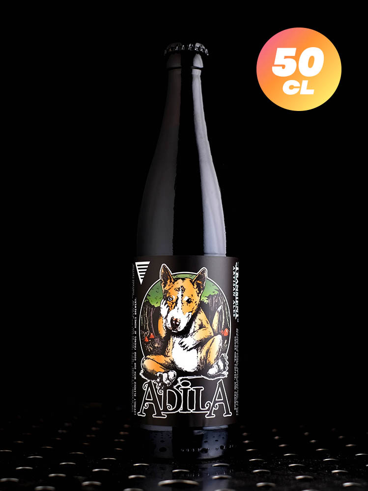 Transient Artisan Ales x Homes | Adila | Imperial Stout Toffee Cashew Cocoa Coffee BA Bourbon | 14%