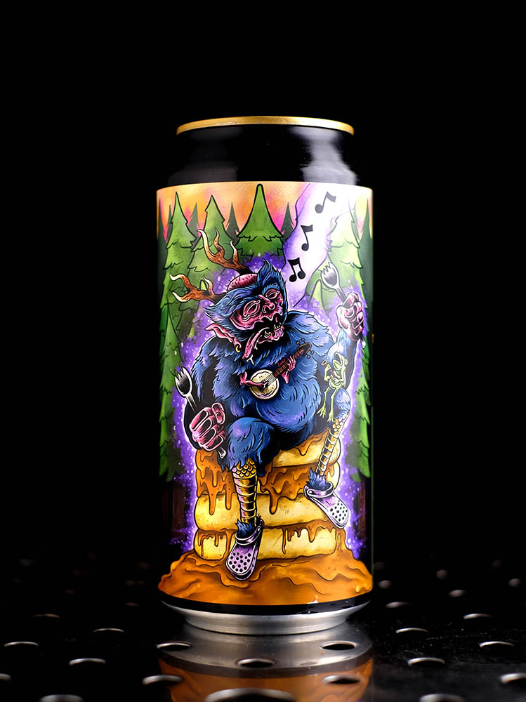 Vault City - Fruits of the Forest Triple Stacked Breakfast Waffle - Smoothie