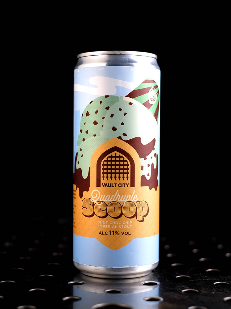 Vault City | Mint Choc Chip – Quadruple Scoop | Imperial Ice Cream Stout Menthe Choco | 11%