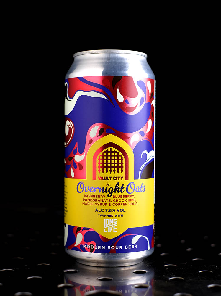Vault City x Long Live Beerworks | Overnight Oats | Pastry Sour Myrtille Grenade Chocolat Maple Café | 7,6%
