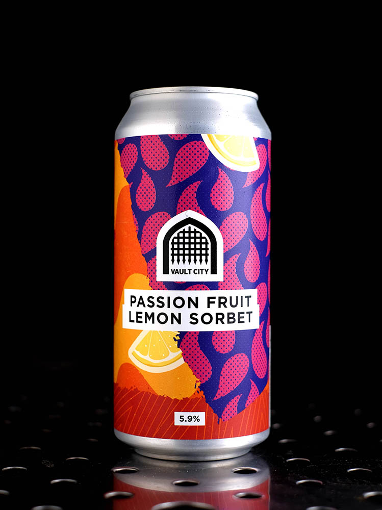 Vault City | Passion Fruit Lemon Sorbet | Sour Passion Citron Sour Scale 4 | 5,9%