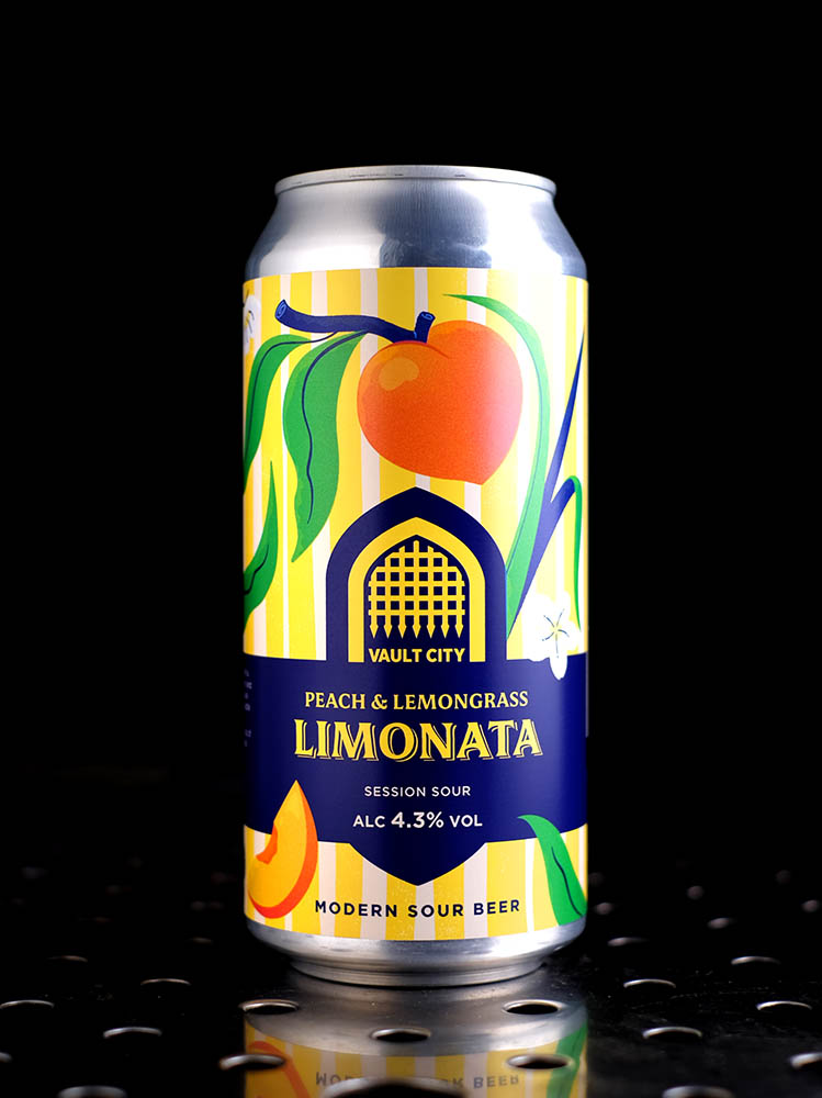 Vault City | Peach & Lemongrass Limonata | Sour Pêche Citron Citronnelle | 4,3%