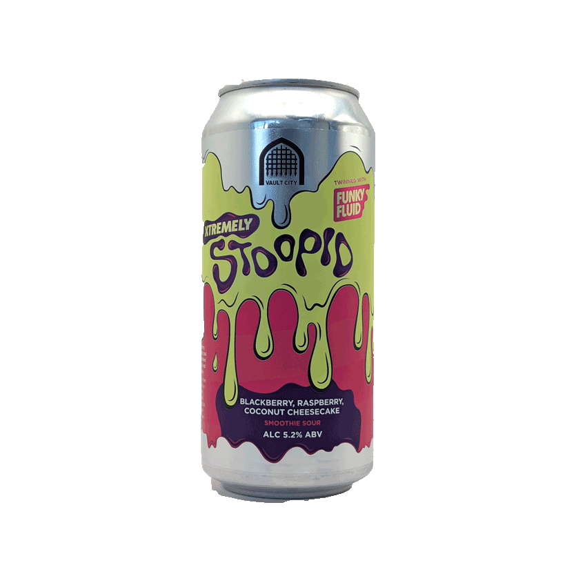 collab' Funky Fluid - Xtremely Stoopid | Smoothie Sour Blackberry Raspberry Coconut Cheesecake