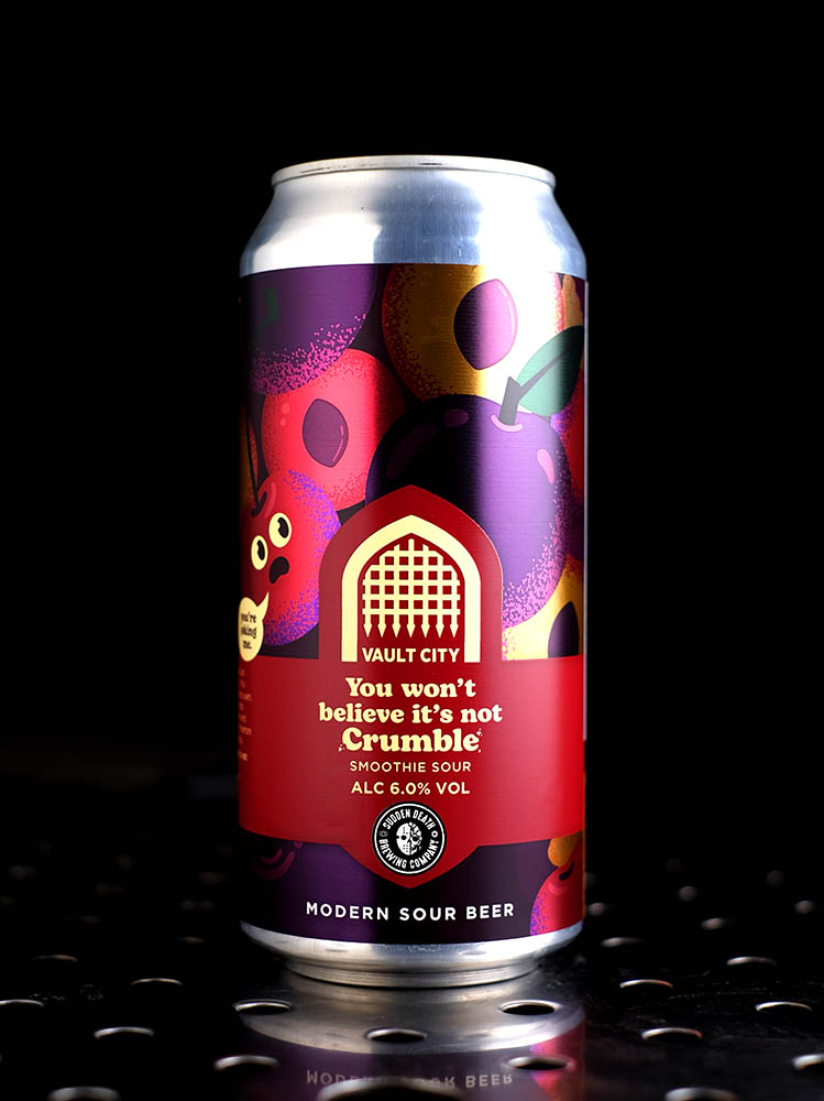 Vault City | You Won’t Believe It’s Not Crumble! | Smoothie Sour Cerise Fraise Prune Pomme Cannelle | 6%