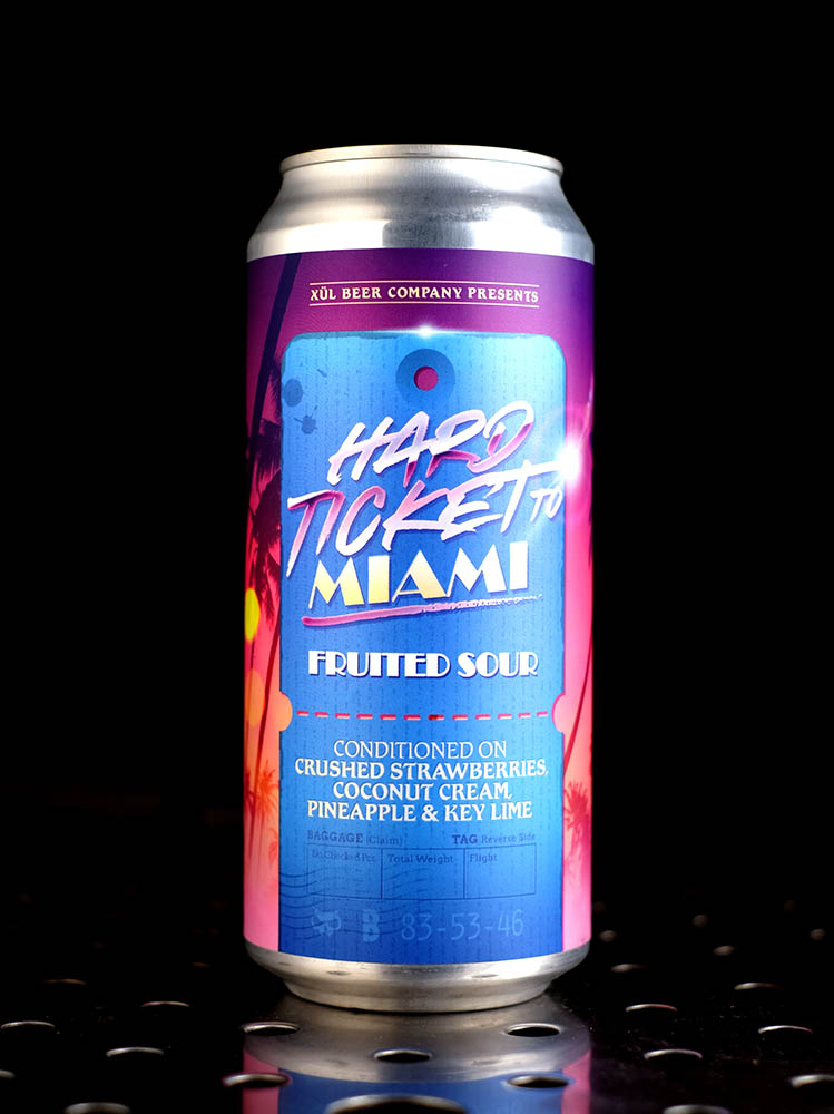 Xul | ﻿﻿Hard Ticket To Miami | Smoothie Sour Fraise Coco Ananas Key Lime | 6,2%
