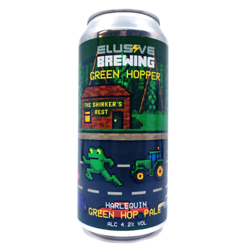 Elusive x The Shirker's Rest Green Hopper Harlequin Pale Ale 4.2%