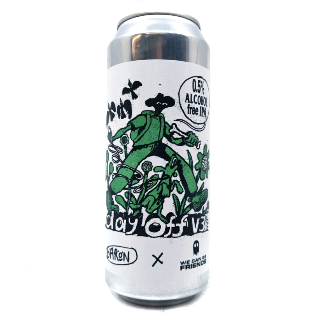 Baron x We Be Friends Day Off Alcohol Free IPA 0.5%