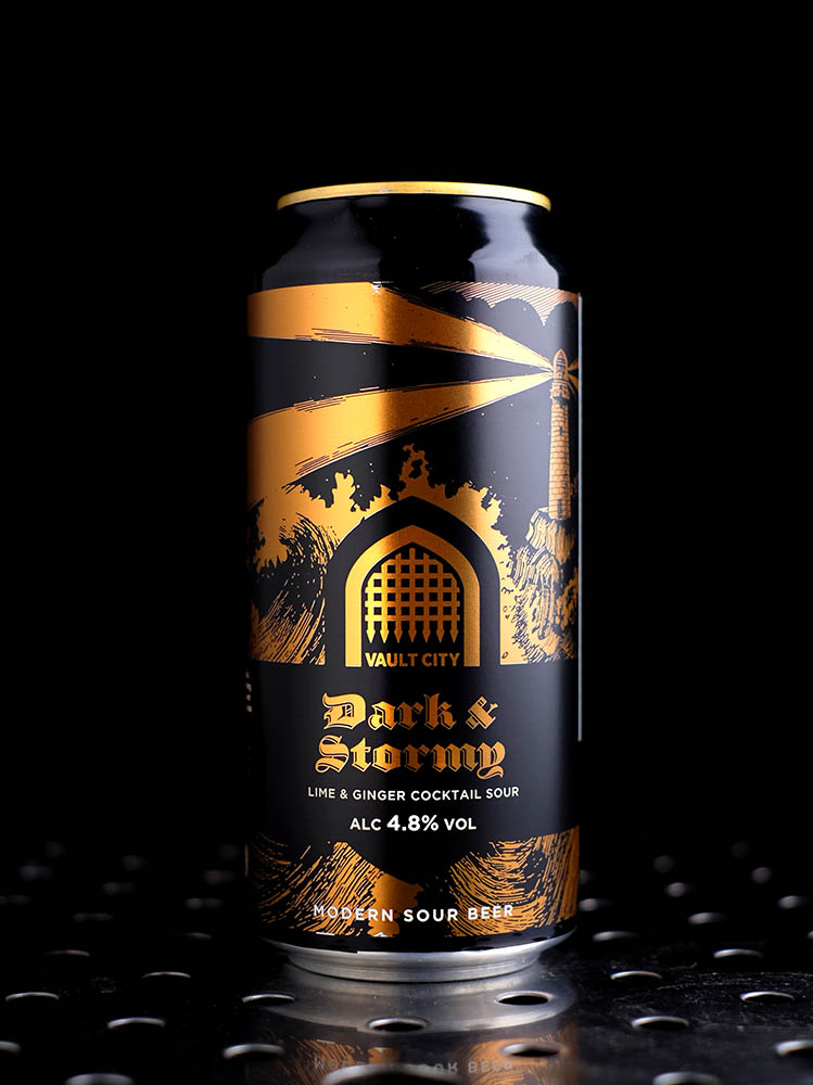 Vault City | Dark & Stormy | Cocktail Sour Gingembre Citron Vert | 4,8%