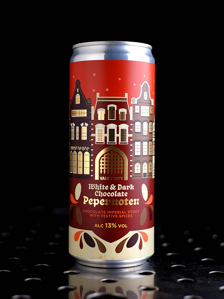 Vault City | White & Dark Chocolate Pepernoten | Imperial Pastry Stout Épices Chocolat Noir & Blanc | 13%