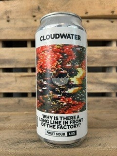 Why is There a long line in font of the factory? 4,5%
